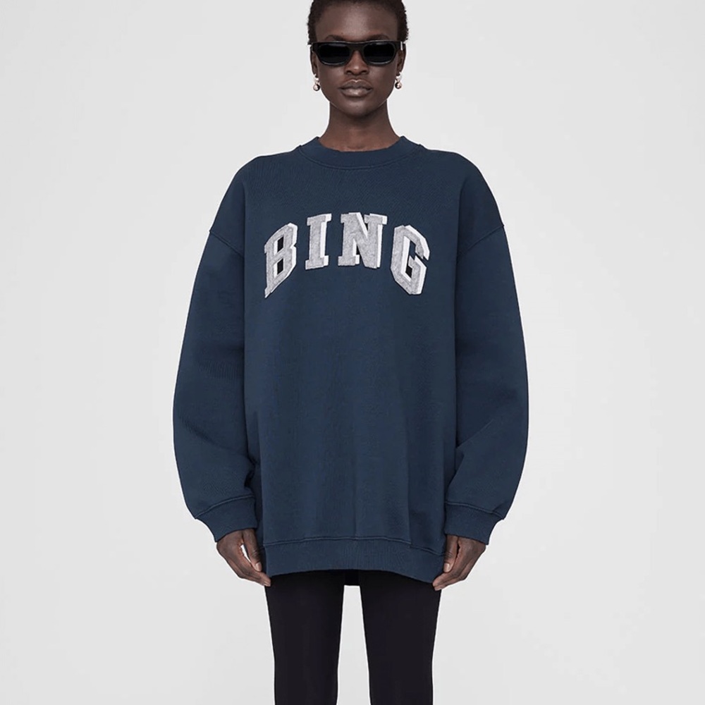 Anine Bing Tyler Sweatshirt - Navy